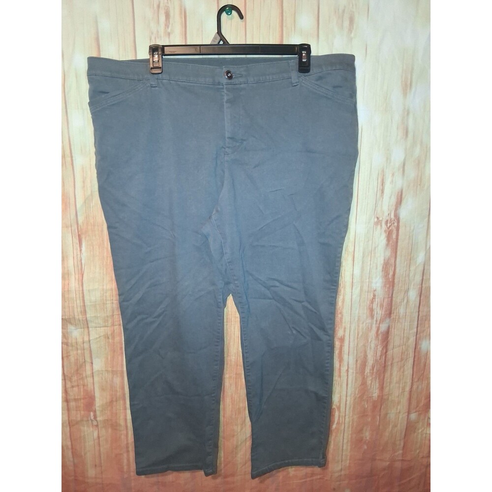 CJ Banks Signature Slimming Gray Straight Leg Pants Sz 26W
